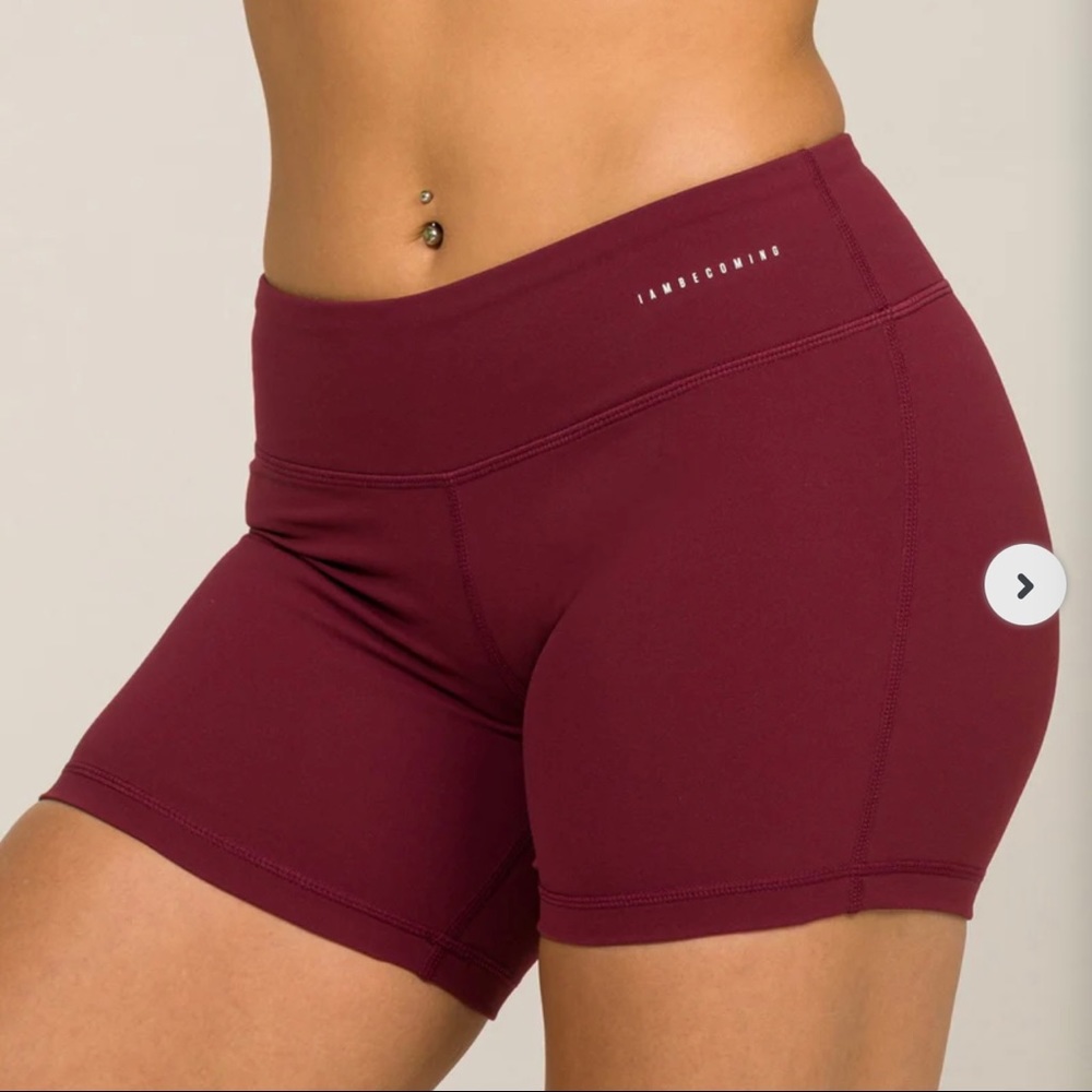 NWT IAB MFG Wine shorts